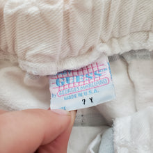 Load image into Gallery viewer, Vintage Guess Striped Jean Shorts kids 7
