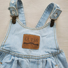 Load image into Gallery viewer, Vintage Guess Leather Patch Shortalls 24 months
