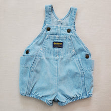 Load image into Gallery viewer, Vintage Oshkosh Denim Bubble Shortalls 12 months
