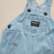 Load image into Gallery viewer, Vintage Oshkosh Denim Bubble Shortalls 12 months
