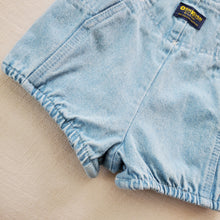 Load image into Gallery viewer, Vintage Oshkosh Denim Bubble Shortalls 12 months
