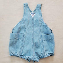 Load image into Gallery viewer, Vintage Oshkosh Denim Bubble Shortalls 12 months
