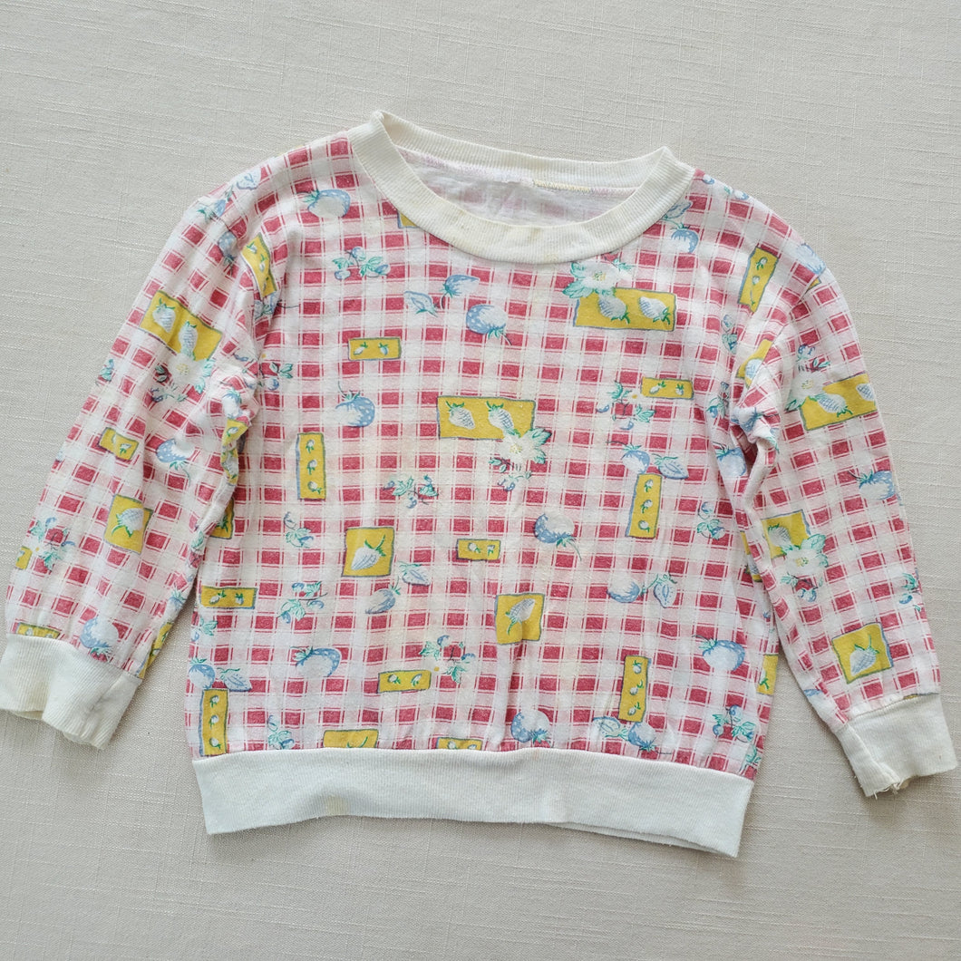 Vintage Picnic/Garden Long Sleeve 4t