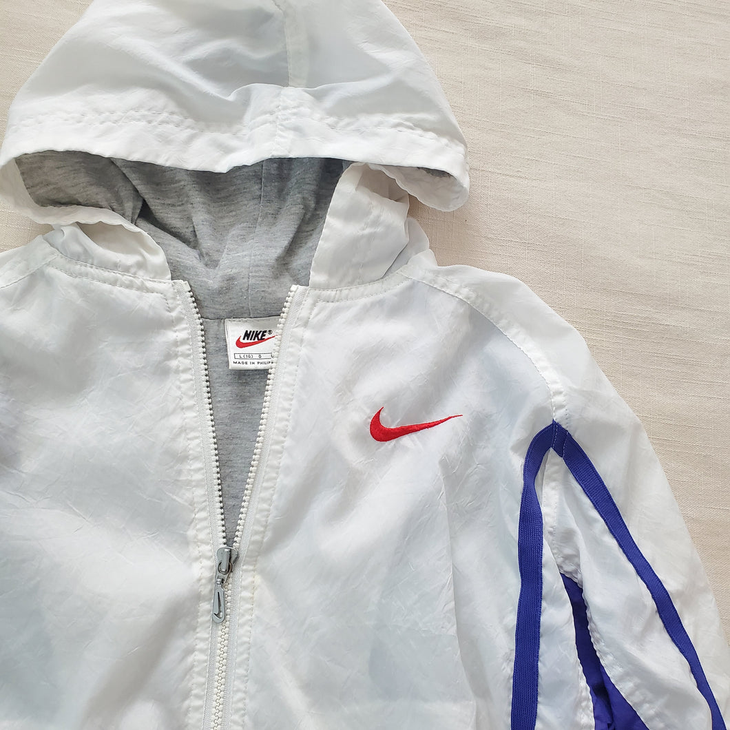 Vintage Nike White & Blue Jacket kids 14