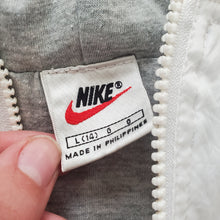 Load image into Gallery viewer, Vintage Nike White &amp; Blue Jacket kids 14
