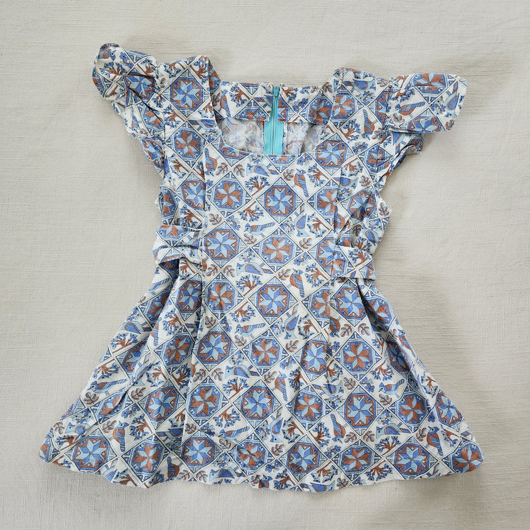 Vintage Blue Jay Dress/Top 3t-6