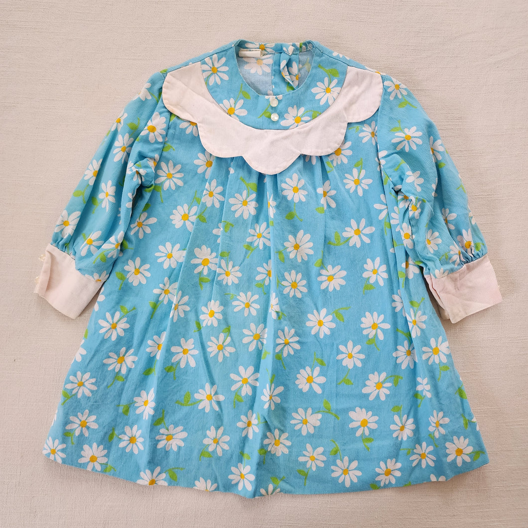 Vintage Mod Daisy Dress 3t/4t