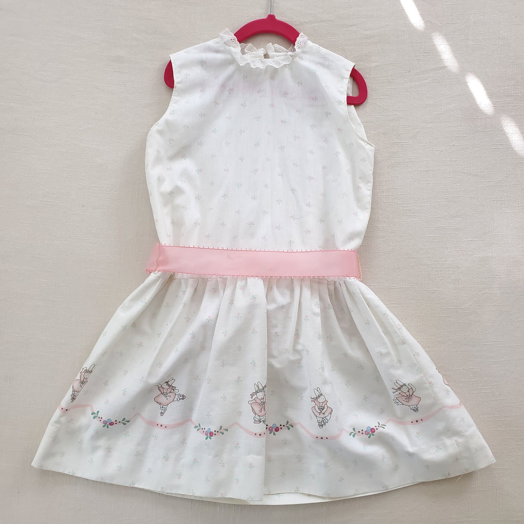 Vintage Daisy Kingdom Ballerina Bunny Dress kids 6/7