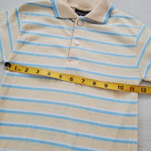 Load image into Gallery viewer, Vintage Pastel Striped Shirt kids 6/7
