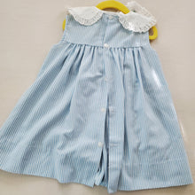 Load image into Gallery viewer, Vintage Blue Striped Dress 4t
