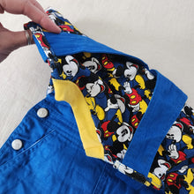 Load image into Gallery viewer, Vintage Mickey Mouse Shortalls/Shirt Set 3t/4t
