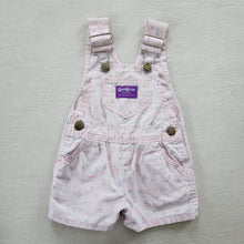 Load image into Gallery viewer, Vintage Oshkosh Floral Pink Shortalls 6-9 months
