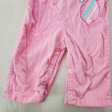 Load image into Gallery viewer, Vintage Bunny Pink Overalls 6 months
