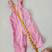 Load image into Gallery viewer, Vintage Bunny Pink Overalls 6 months
