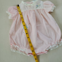 Load image into Gallery viewer, Vintage Nanette Bunny Bubble Romper 0-3 months
