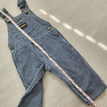 Load image into Gallery viewer, Vintage 70s Oshkosh Engineer Striped Overalls 2t
