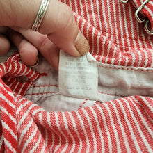 Load image into Gallery viewer, Vintage Oshkosh Red Engineer Striped Overalls 3t

