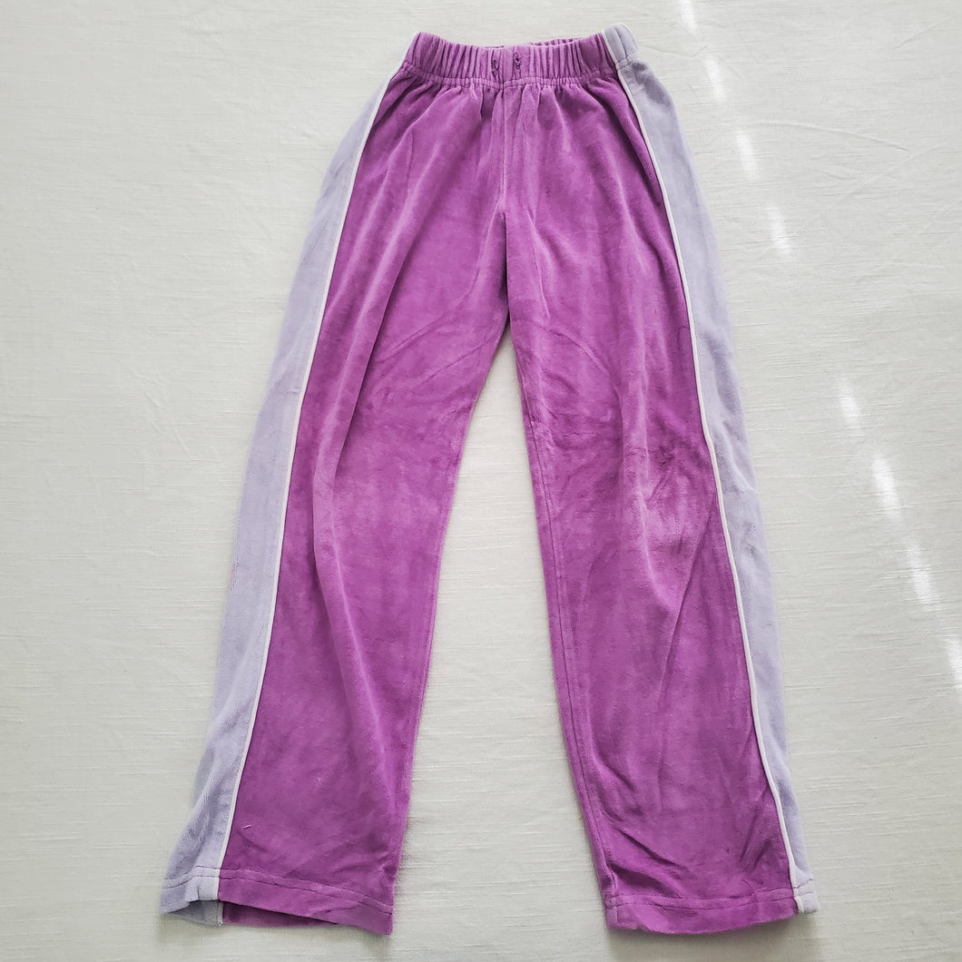 Y2k Velour Purple Pants kids 6/7