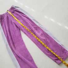 Load image into Gallery viewer, Y2k Velour Purple Pants kids 6/7
