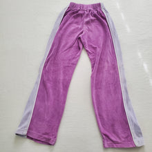 Load image into Gallery viewer, Y2k Velour Purple Pants kids 6/7
