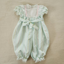 Load image into Gallery viewer, Vintage Pastel Striped Pantsuit 3-6 months
