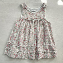 Load image into Gallery viewer, Vintage Small Floral Sleeveless Dress 3t
