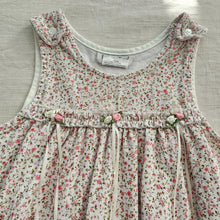 Load image into Gallery viewer, Vintage Small Floral Sleeveless Dress 3t
