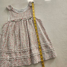 Load image into Gallery viewer, Vintage Small Floral Sleeveless Dress 3t
