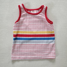 Load image into Gallery viewer, Vintage Healthtex Striped Tank Top 2t/3t
