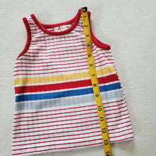 Load image into Gallery viewer, Vintage Healthtex Striped Tank Top 2t/3t
