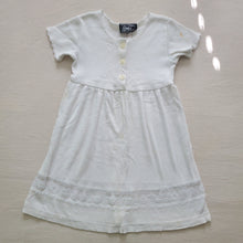 Load image into Gallery viewer, Vintage 90s White Casual Dress 5t/6
