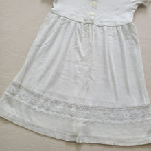 Load image into Gallery viewer, Vintage 90s White Casual Dress 5t/6
