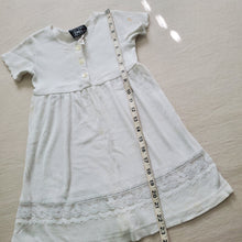 Load image into Gallery viewer, Vintage 90s White Casual Dress 5t/6
