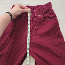 Load image into Gallery viewer, Vintage Levi&#39;s Maroon Cord Pants kids 12/14
