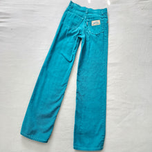 Load image into Gallery viewer, Vintage Levi&#39;s Turquoise Cord Pants kids 10
