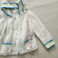 Load image into Gallery viewer, Vintage Knit Hooded Sweater 2t
