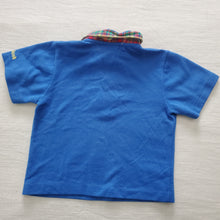 Load image into Gallery viewer, Vintage Oshkosh Blue/Plaid Polo 18 months
