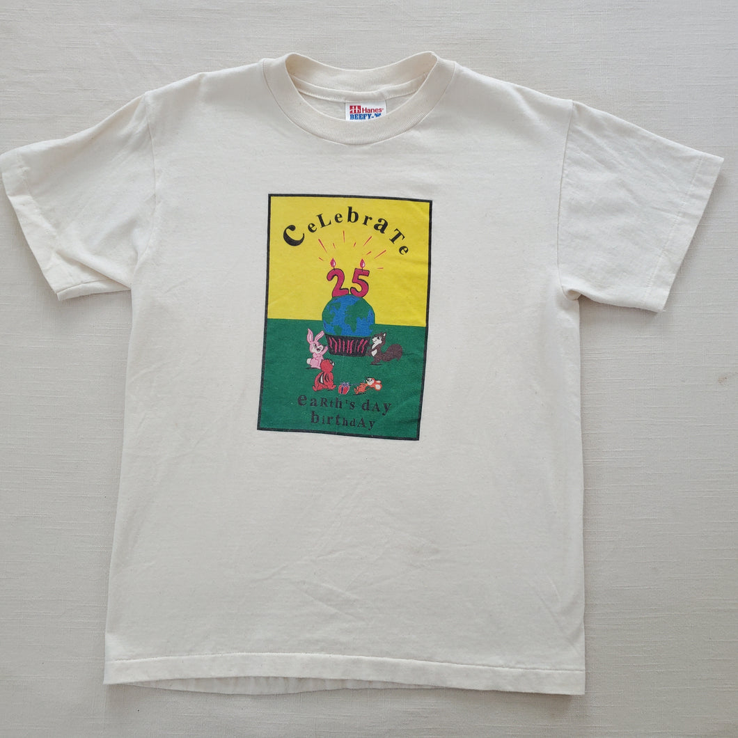 Vintage Earth Day's Birthday Tee kids 14/16