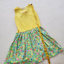 Load image into Gallery viewer, Vintage Yellow Floral Casual Dress kids 6
