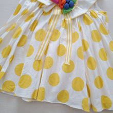 Load image into Gallery viewer, Vintage Polka Dot Party Dress 3t
