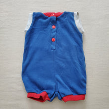 Load image into Gallery viewer, Vintage Sailor Sailing Romper 12 months
