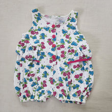 Load image into Gallery viewer, Vintage Flower Pot Bubble Romper 12 months
