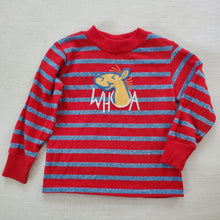 Load image into Gallery viewer, Vintage &quot;Woah&quot; Striped Long Sleeve 2t
