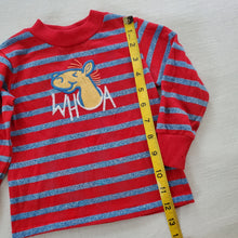 Load image into Gallery viewer, Vintage &quot;Woah&quot; Striped Long Sleeve 2t
