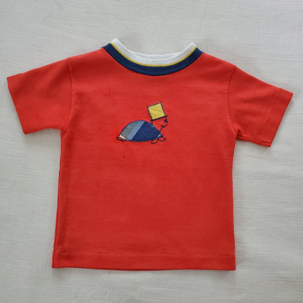 Vintage Turtle Orange Shirt 2t