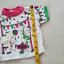 Load image into Gallery viewer, Vintage Circus Baby Tee 3-6 months
