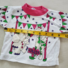 Load image into Gallery viewer, Vintage Circus Baby Tee 3-6 months
