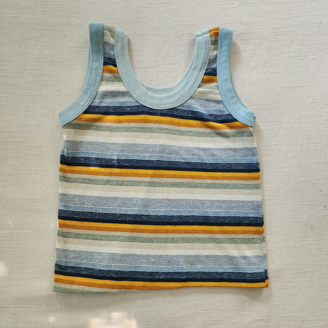 Vintage Sunset Striped Tank Top 4t/5t