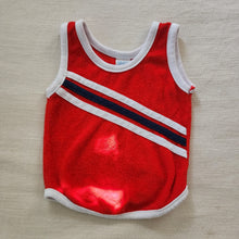 Load image into Gallery viewer, Vintage Red Terrycloth Tank Top 2t
