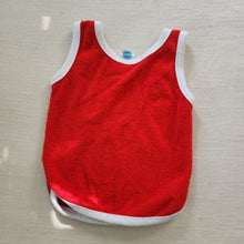 Load image into Gallery viewer, Vintage Red Terrycloth Tank Top 2t
